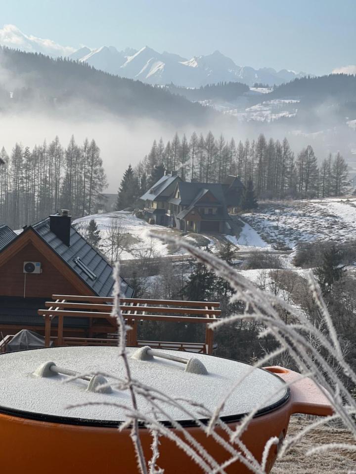 Houten Vakantiewoning "Reisnaarpolen" Royaal Ontbijt, Sauna En Hottub Czarna Góra Exterior foto